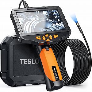 Ендоскоп промисловий Teslong Dual Lens NTS300 8 мм 1080P HD з двома об'єктивами, 4,5-дюймовим IPS-монітором, водонепроникністю IP67 та кабелем довжиною 5 м - Фото 1