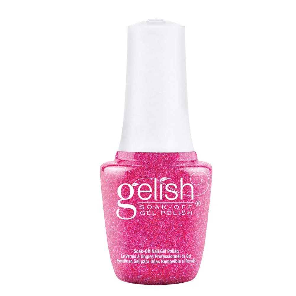 Гель-лак Gelish Mini High Voltage Розовый/Розовый глиттер, 9 мл, фото №1 Гель-лак Gelish Mini High Voltage Розовый/Розовый глиттер, 9 мл, фото №1