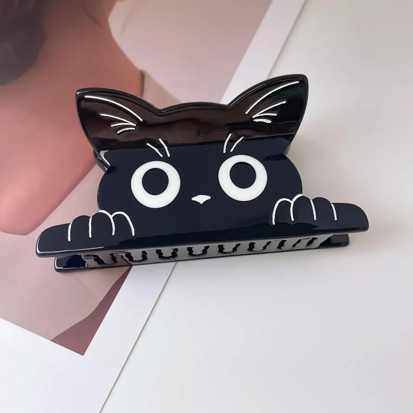 Клешни для волос Кошачья лапка Элегантная заколка Милая форма кота Модный аксессуар для волос, фото №8 Клешни для волос Кошачья лапка Элегантная заколка Милая форма кота Модный аксессуар для волос, фото №8