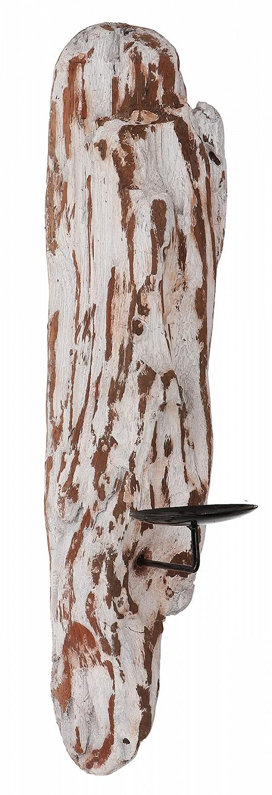 Подсвечник GURU SHOP Driftwood настенный кремово-белый 30 х 10 х 8 см, фото №2 Подсвечник GURU SHOP Driftwood настенный кремово-белый 30 х 10 х 8 см, фото №2