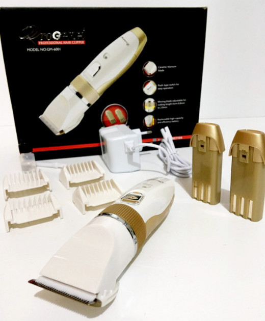 Машина для стрижки волосся Gemei GM-6001 Біла (77-01495), фото №4