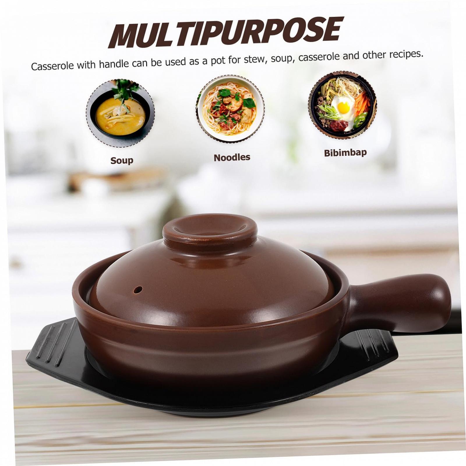 Ківш SOIMISS керамічний з ручкою термостійкий для дому та ресторану, фото №9