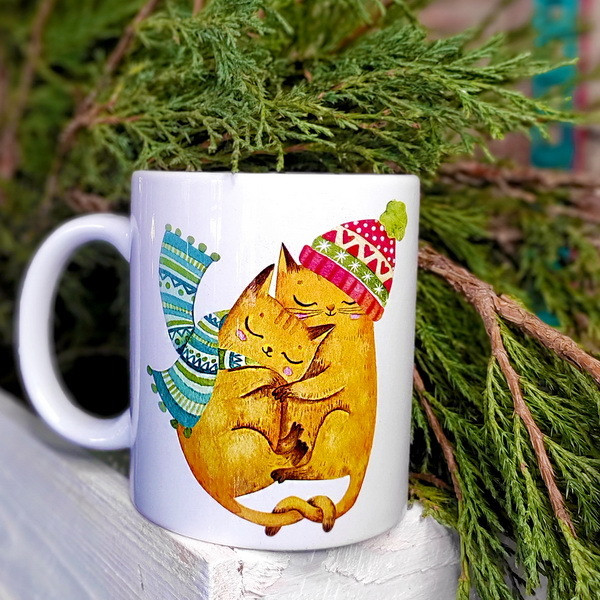 Кружка с принтом Нехай все буде мур-мур 330 мл KR_21NG079_UKR, фото №1