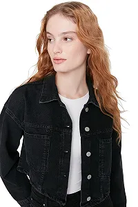 Куртка TRENDYOL Basic однотонный synthetic.ua - Фото 1