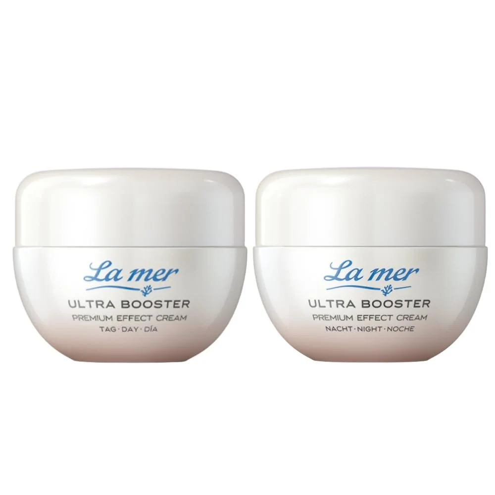 Набір кремів денний та нічний La mer Ultra Booster Premium Effect економ-набір, фото №1