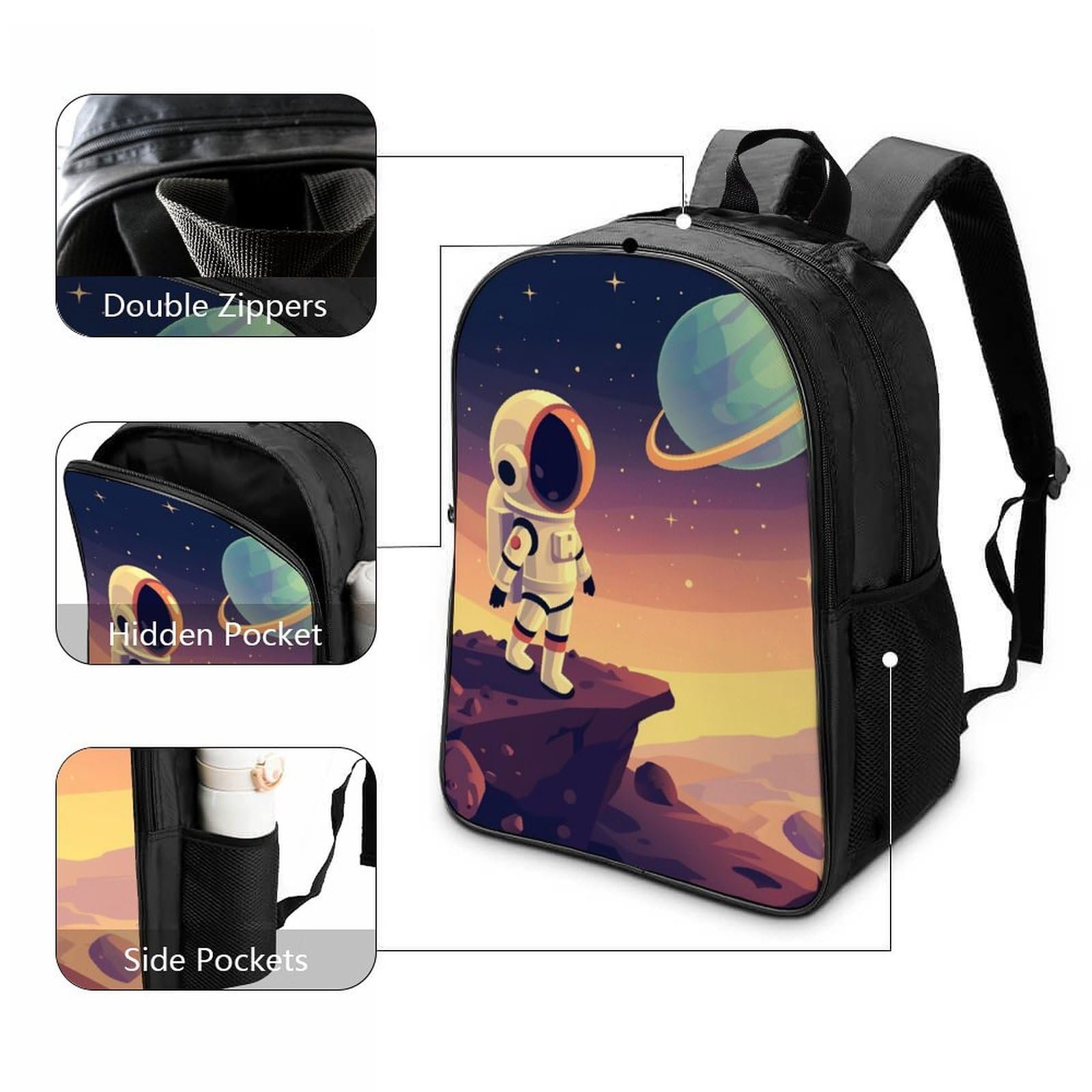 Рюкзак FPAKAKIIE Astronaut 3D, 40x28x16 см, фото №3