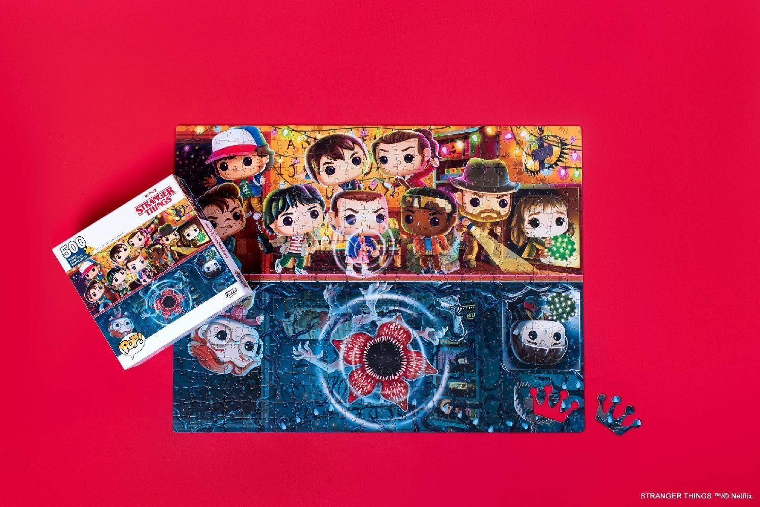 Пазл Funko POP! Stranger Things Upside Down 500 элементов 45.7 x 61 см, фото №2