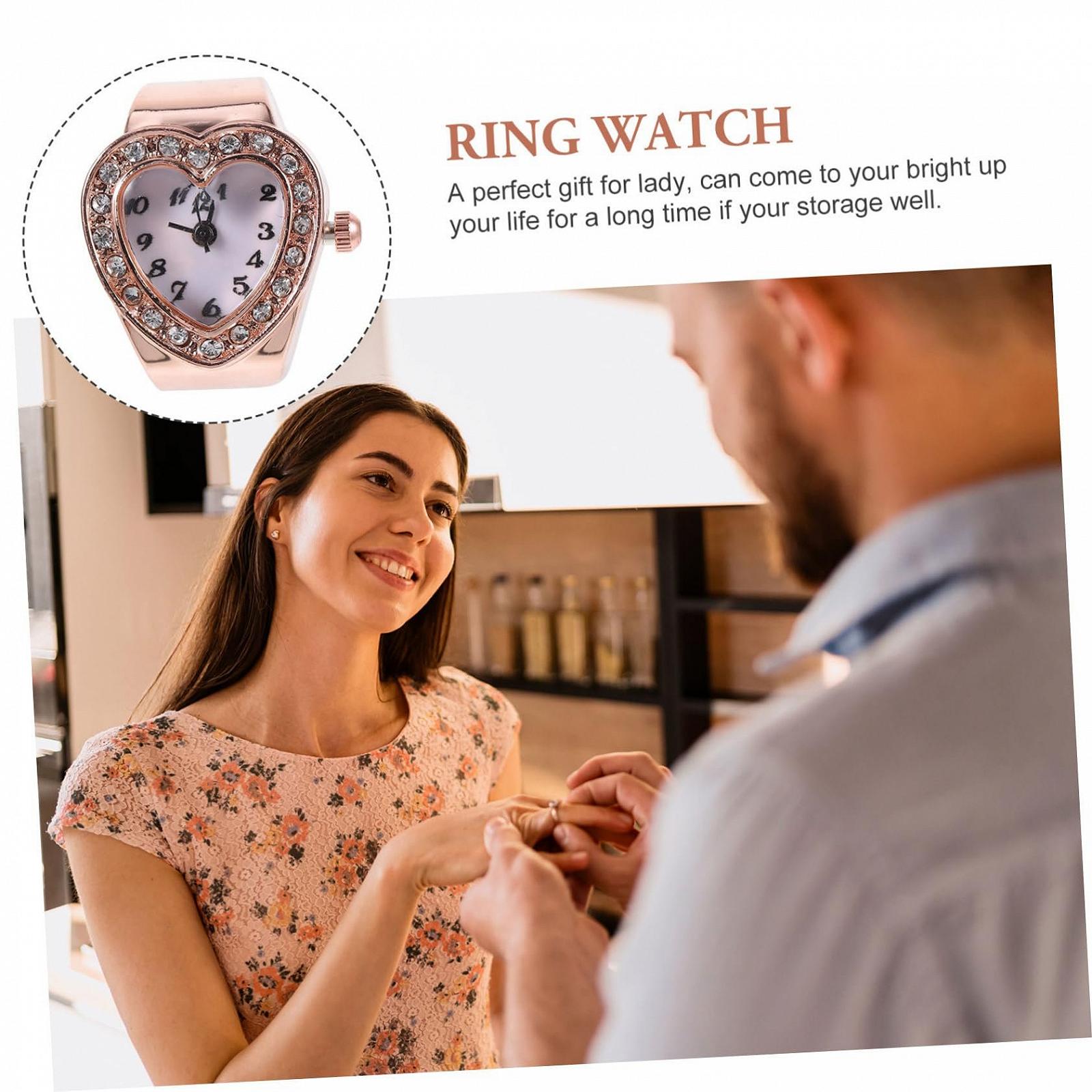 Кільце-годинник WRITWAA Серце Кварцовий, фото №8