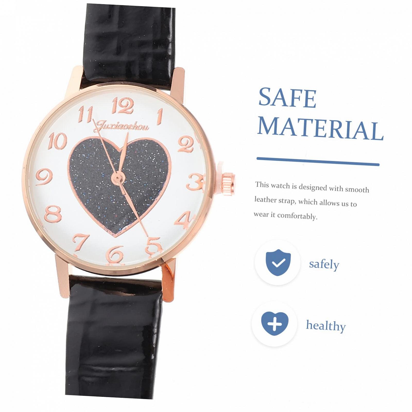 Часы VALICLUD Портативный реквизит Ореховая Пластина Черный Поднос Подносы Овальные Наклейки Наручные часы Браслет Наклейка Дисплей Четыре Синий Реквизит Искусство Настольный столик Сиденье Черная Кожа, фото №8