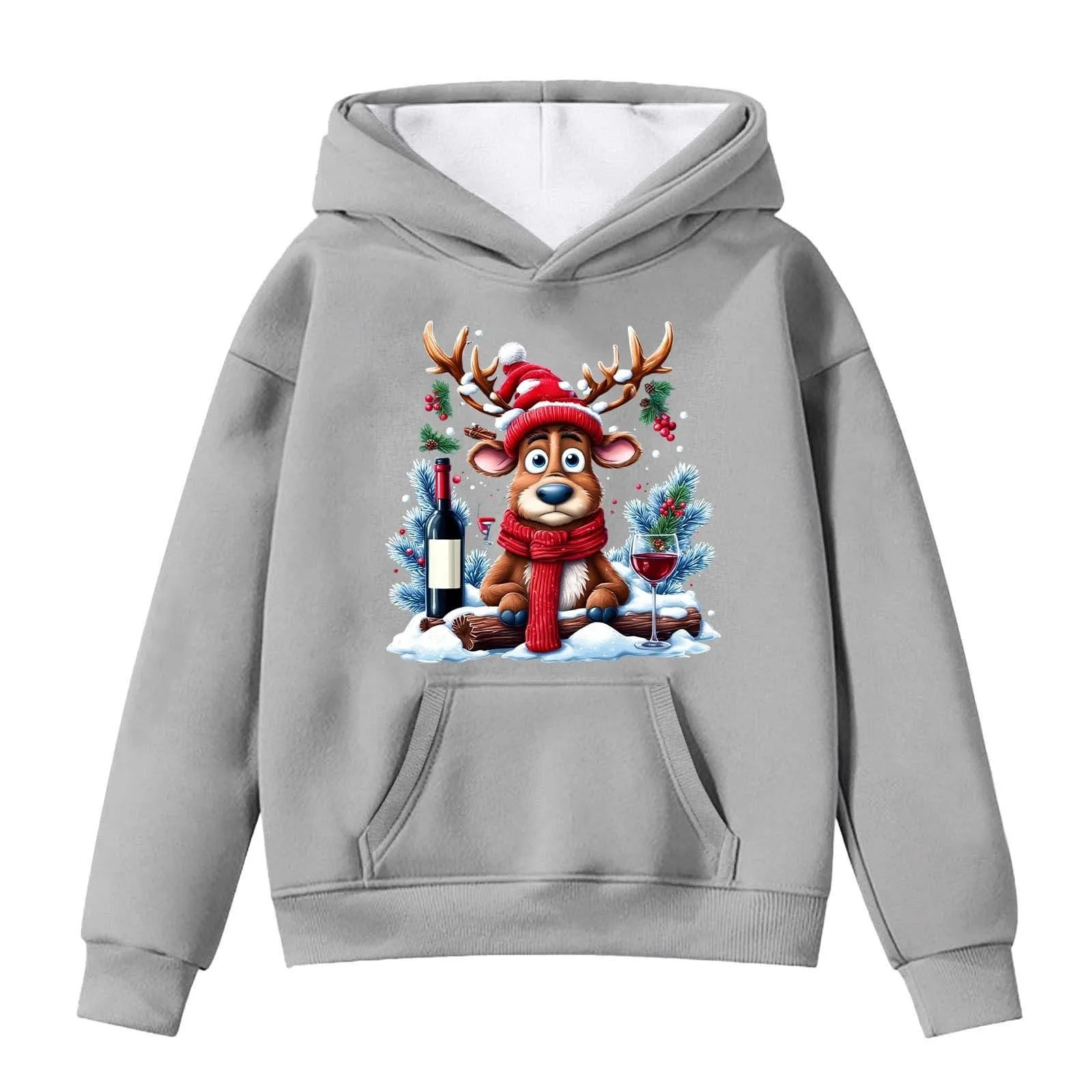 Різдвяний світшот для дівчат Толстовка з принтом, фото №2