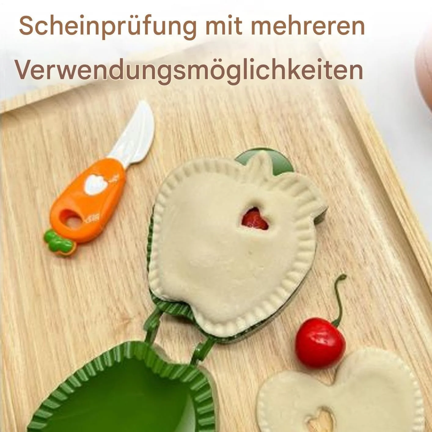 Формы для мини-пирожных антипригарные набор 3 шт. с ручным прессом для печенья и яичницы, фото №5