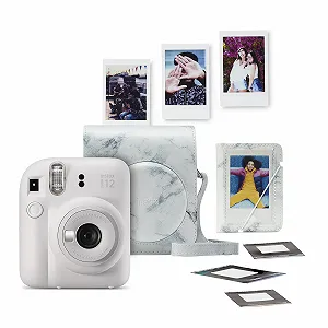 Набор с фотокамерой мгновенной печати FUJIFILM instax mini 12™ Clay White - Фото 1