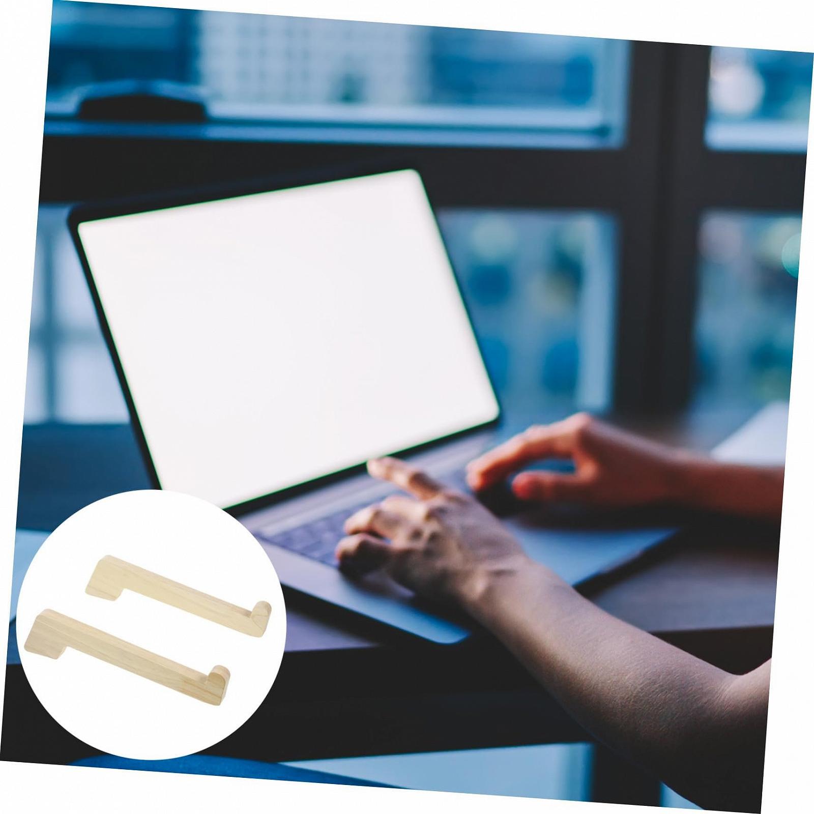 Підставка для ноутбука Деревʼяна Портативна Легка для столу 2 шт, фото №7 Підставка для ноутбука Деревʼяна Портативна Легка для столу 2 шт, фото №7