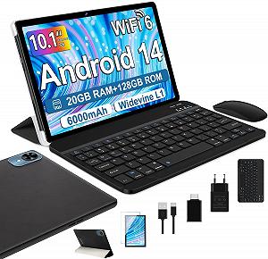 Планшет 10.1" Fezawio F11 (6+14)/128Gb 8 ядер Android 14 6000 mAh Черный - Фото 1