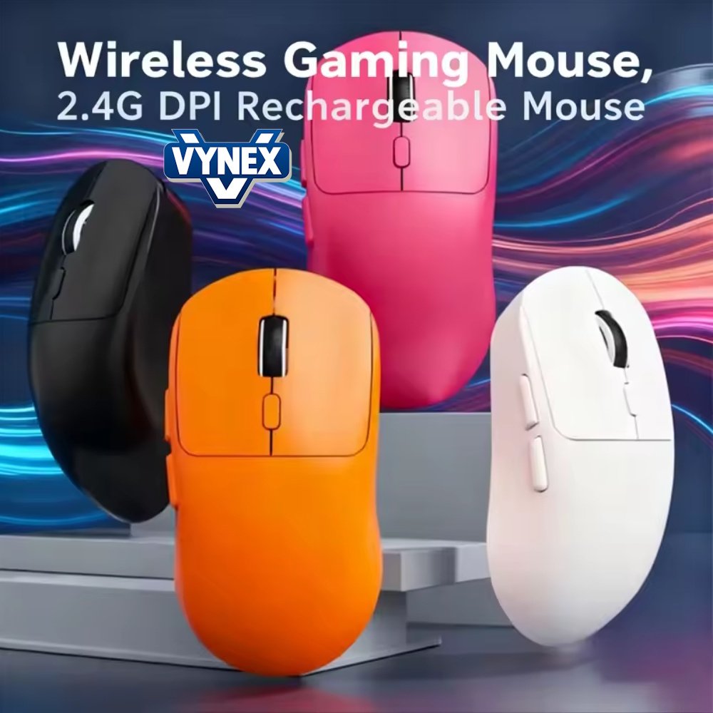 Миша безпровідна VYNEX M348 6400DPI 1000Hz 500mAh Rose Red, фото №4 Миша безпровідна VYNEX M348 6400DPI 1000Hz 500mAh Rose Red, фото №4