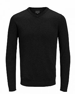 Джемпер з V-подібним вирізом JACK & JONES Чоловічий в'язаний - Фото 1
