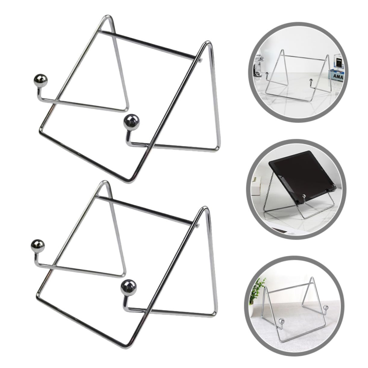 Подставка для ноутбука, металлическая, эргономичная, вентилируемая, противоскользящая, 2 шт, фото №5