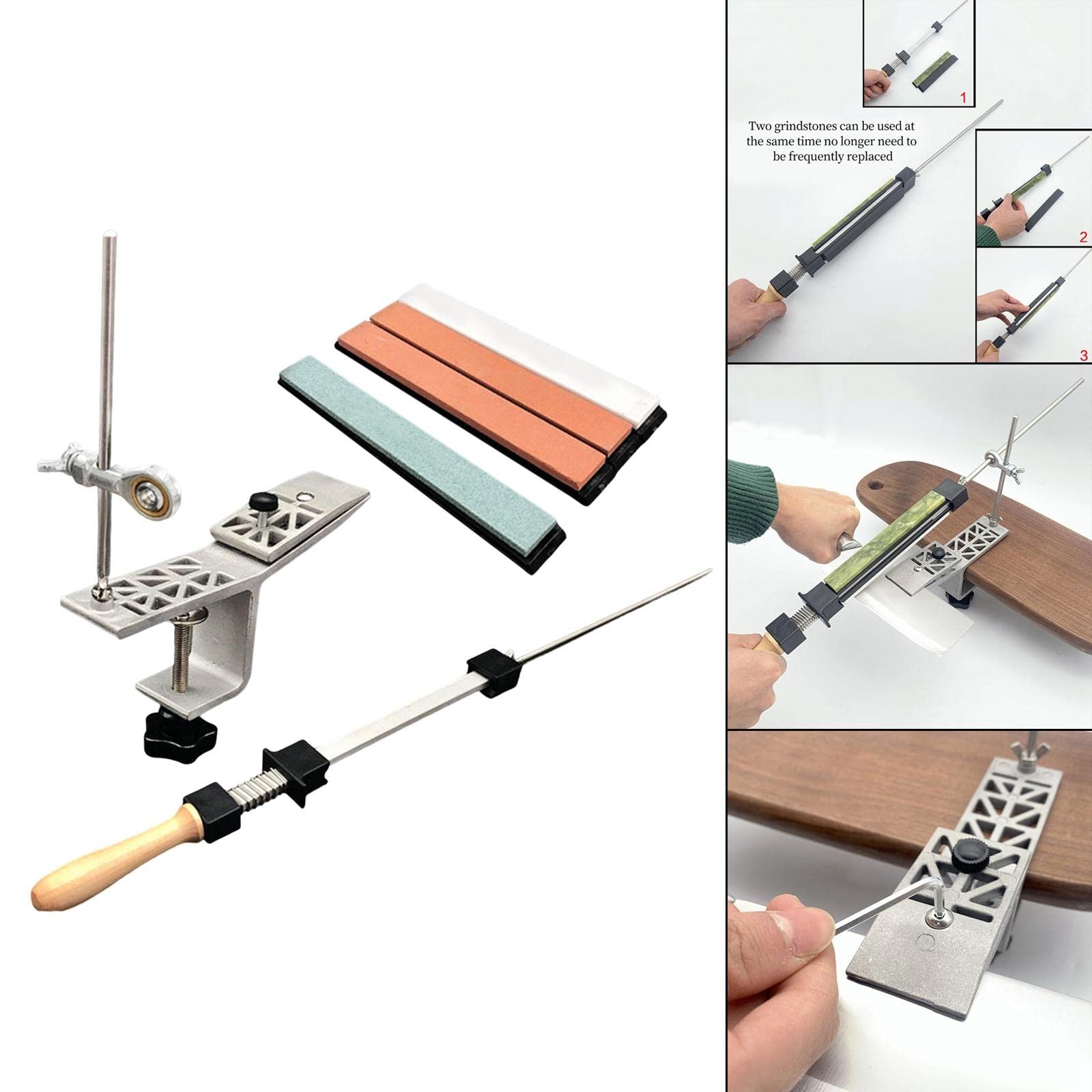 Точильна система для ножів F Fityle професійна з фіксованим кутом набір, фото №7 Точильна система для ножів F Fityle професійна з фіксованим кутом набір, фото №7