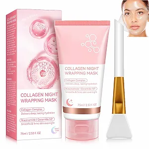 Маска для лица Sitovely Peel Off, маска-пленка, ночная коллагеновая маска, ниацинамид, увлажняющая маска для сна, отшелушивающая, нежная - Фото 1