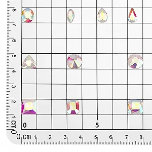 Стразы Стекло, 10 стилей, прозрачные AB кристаллы, овальные, каплевидные, многогранные кабошоны для одежды, свадебного платья, костюма, украшений synthetic.ua - Фото 1