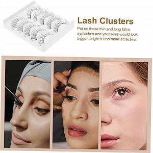 Ресницы Angoily 20 Пар Короткие Накладные Ресницы Falsecara Искусственные Натуральные 3D Химическое Волокно synthetic.ua - Фото 1