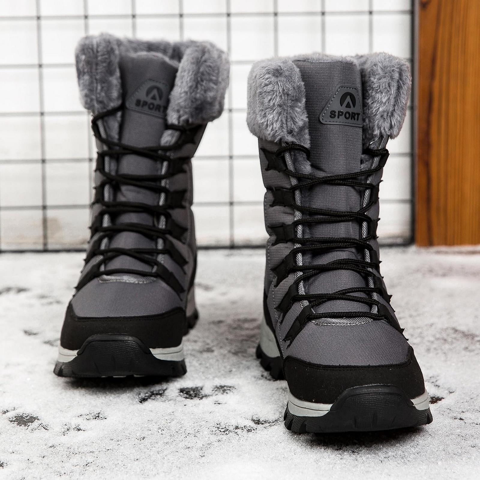 Ботинки Topwolve зимние утепленные водонепроницаемые мужские, фото №4