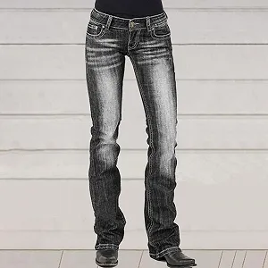 Джинсы Клеш Женские Boyfriend с Высокой Талией Больших Размеров цена на synthetic.ua - Фото 1 Джинсы Клеш Женские Boyfriend с Высокой Талией Больших Размеров synthetic.ua - Фото 1