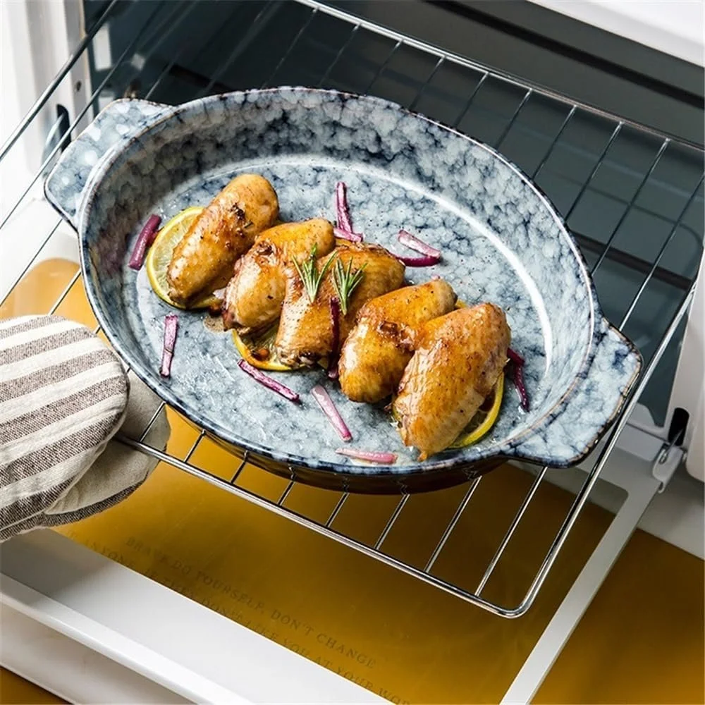 Форма для запекания керамическая круглая 1000 мл 29.2 см, фото №5