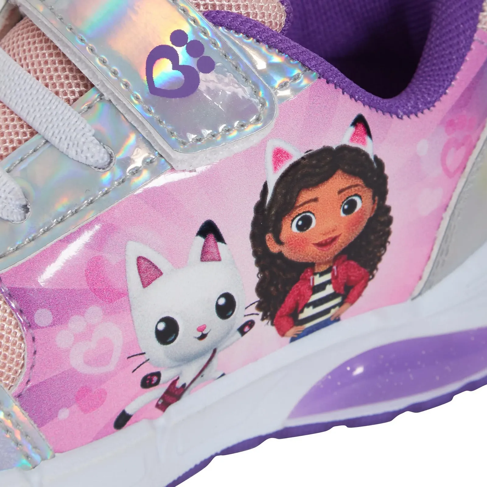 Кросівки Gabby's Dollhouse для дівчат, з підсвіткою, світловідбиваючі, з LED підсвіткою, різнокольорові, фото №7