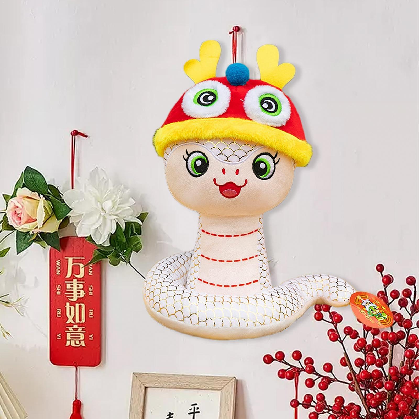 Кукла Плюшевая Змея 11-дюймовая Китайский стиль, фото №3 Кукла Плюшевая Змея 11-дюймовая Китайский стиль, фото №3