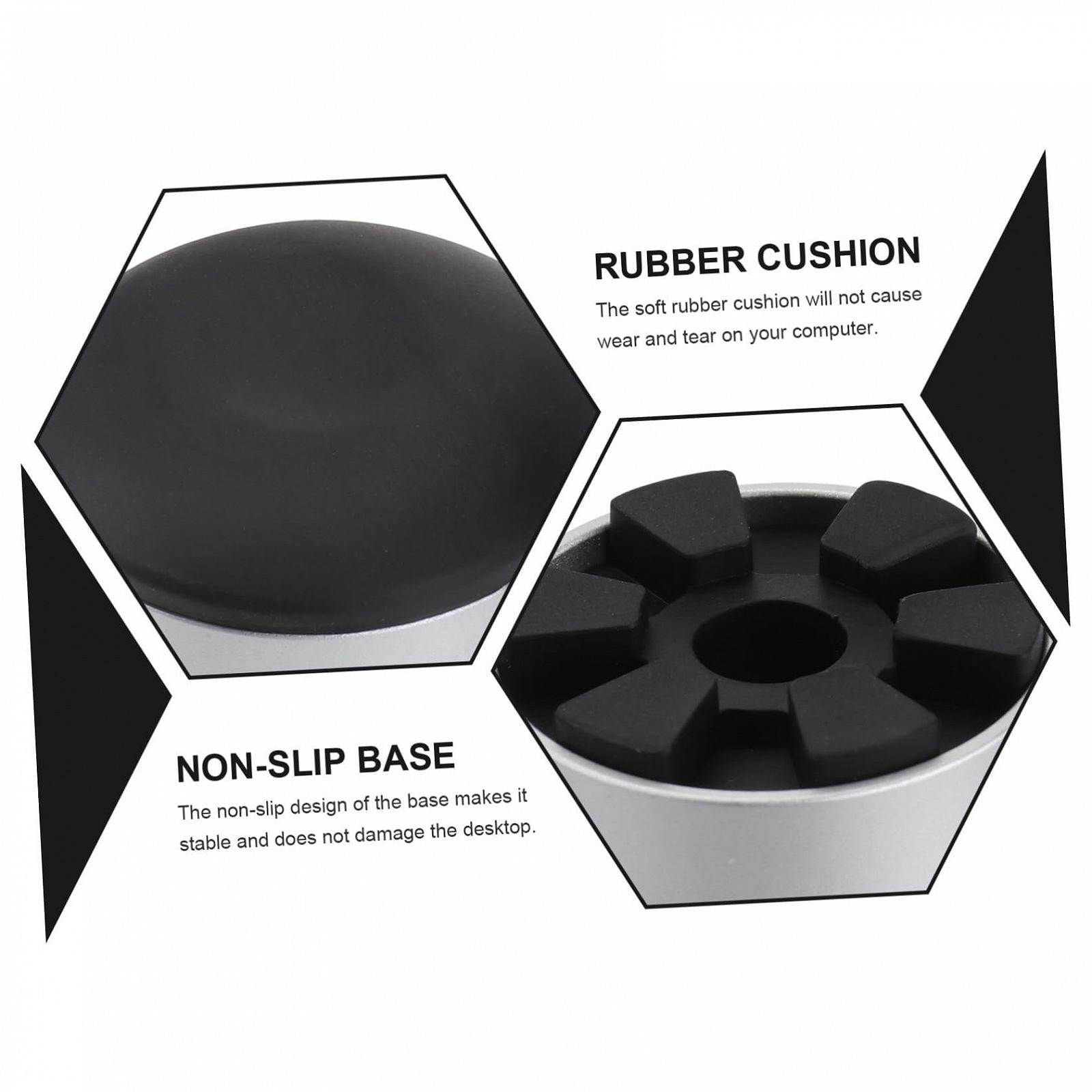 Подставка для ноутбука с функцией охлаждения, эргономичная наклонная, нескользящая и стабильная, портативная подставка для ноутбука для улучшенной циркуляции воздуха и рассеивания тепла для офиса и дома, фото №9