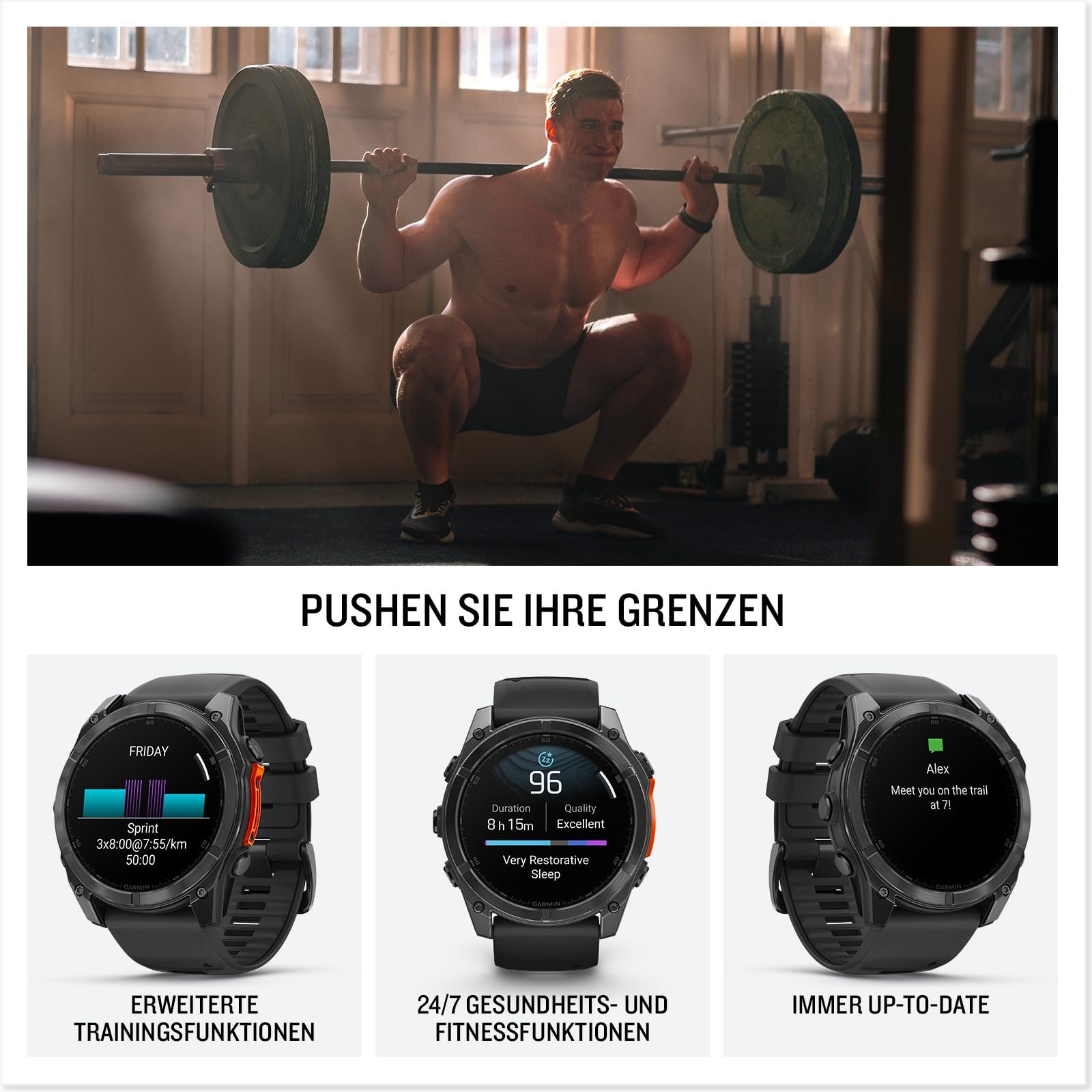 Смарт-годинник Garmin fēnix 8 GPS Multisport 51 мм AMOLED, сенсорний/кнопковий дисплей 1.4 дюйма, ліхтарик, карти Topo, понад 80 попередньо встановлених спортивних додатків, телефонія, Music Pay, фото №5