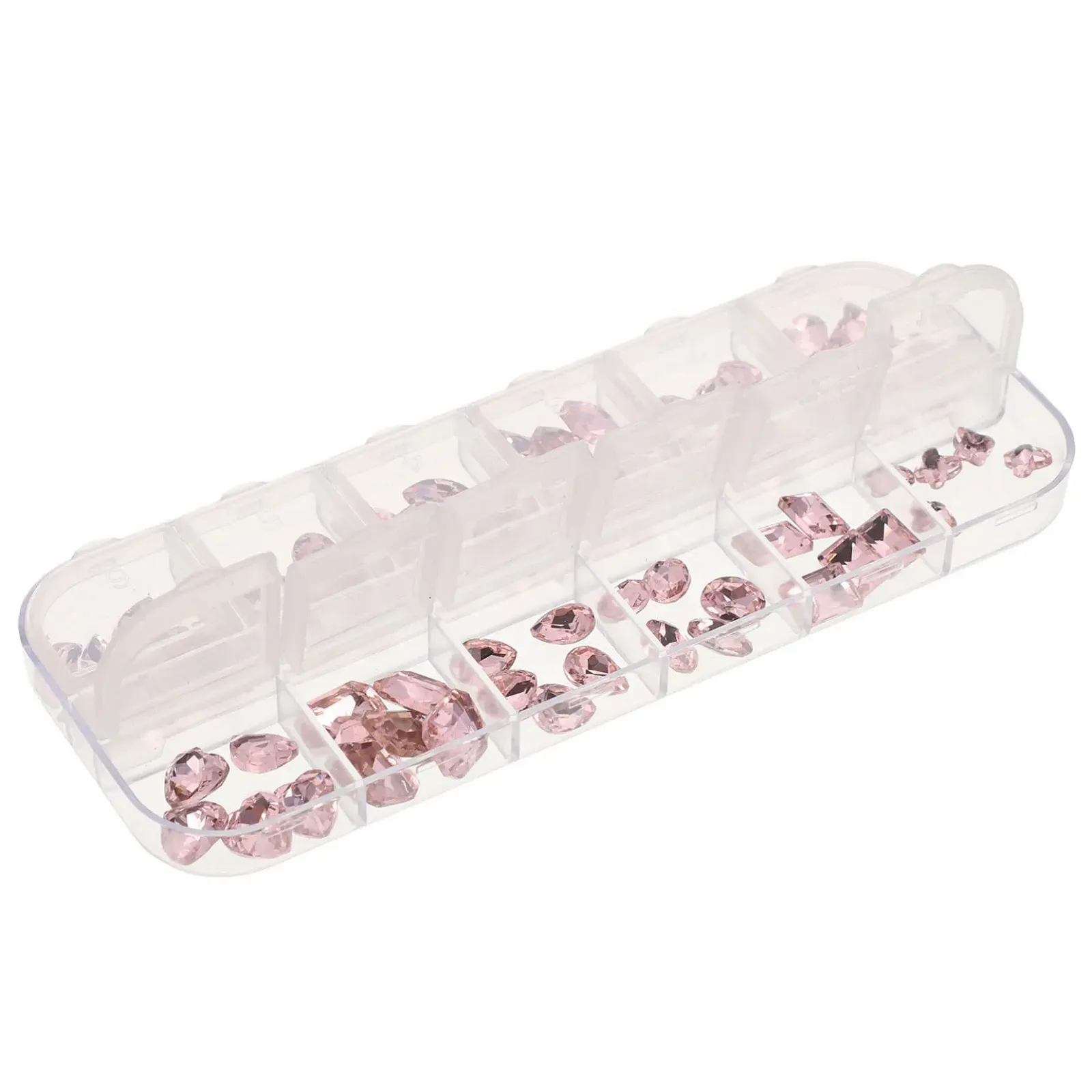 Стразы для ногтей FRCOLOR, нерегулярные формы, шампань и AB цвет, фото №9