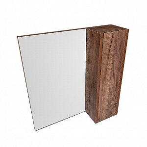 Дзеркало у ванну GT home Лофт 60 см праве табако - Фото 1