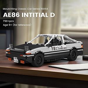 Конструктор Mould King Technik AE86 Super Car Clamping Building Blocks 15064 Технический Гоночный автомобиль Большой набор с возвратным мотором для взрослых и подростков (790 деталей) synthetic.ua - Фото 1