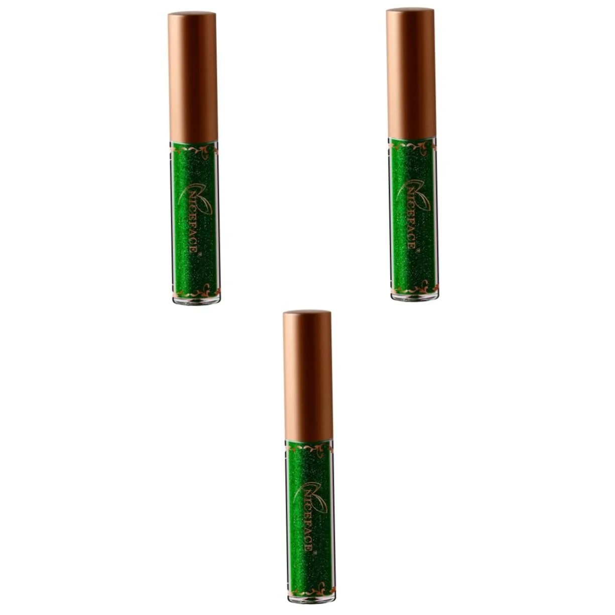 Рідка Підводка minkissy 3St Металік Кольорова Блискуча для очей, фото №1