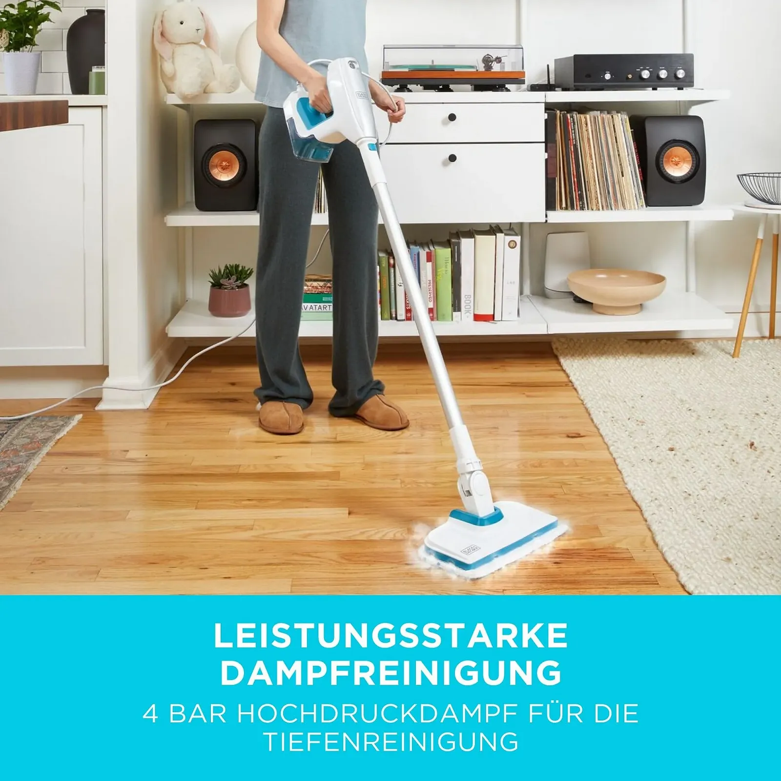 Пароочисник високого тиску BLACK+DECKER Steam Ultra BHSMP2008-QS 2000 Вт 4 бар 8 аксесуарів 1,2 л, фото №2