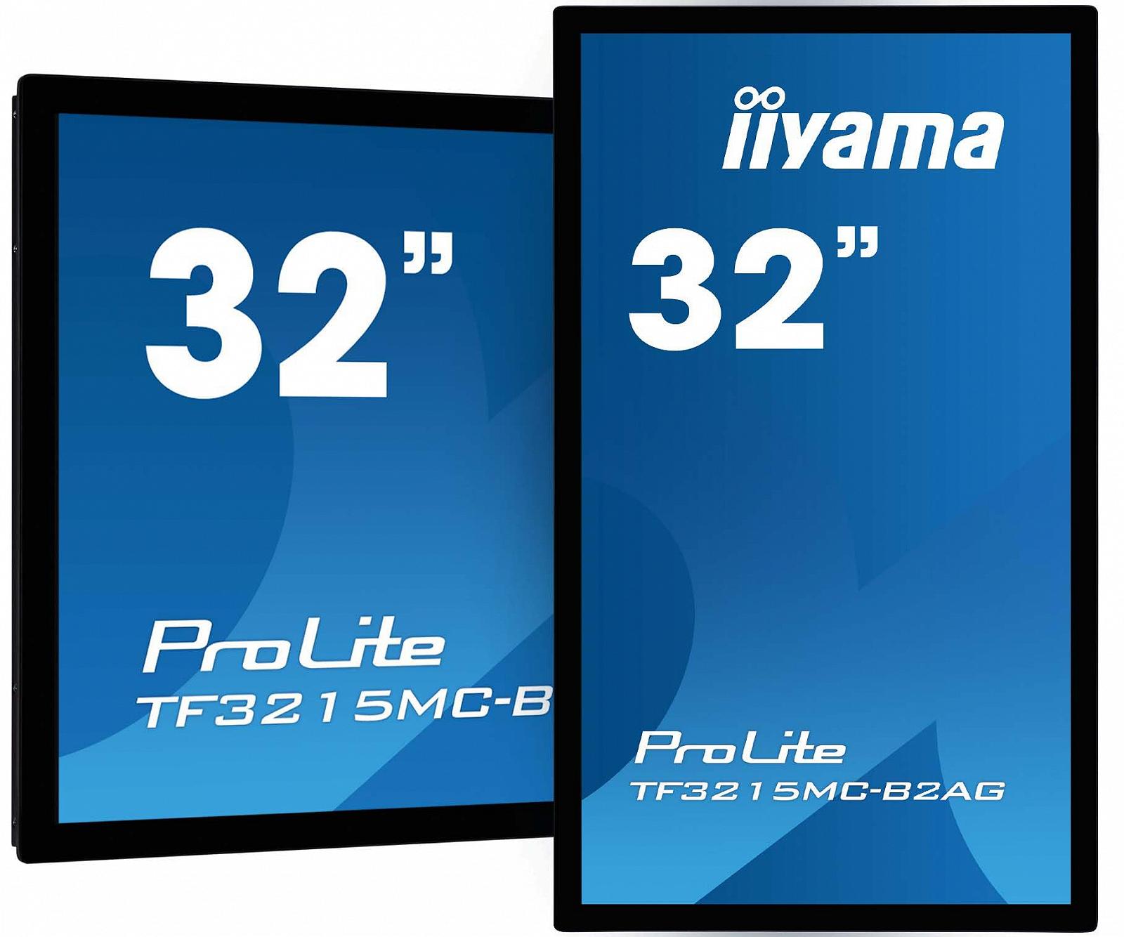 Монитор iiyama Prolite TF3215MC-B2AG 31.5 дюйма VA LED Full HD Open Frame 30-точечный мультитач емкостный VGA HDMI DP 24/7 IP65 IK-7 6H Антибликовый с поддержкой сенсора через стекло черный, фото №3