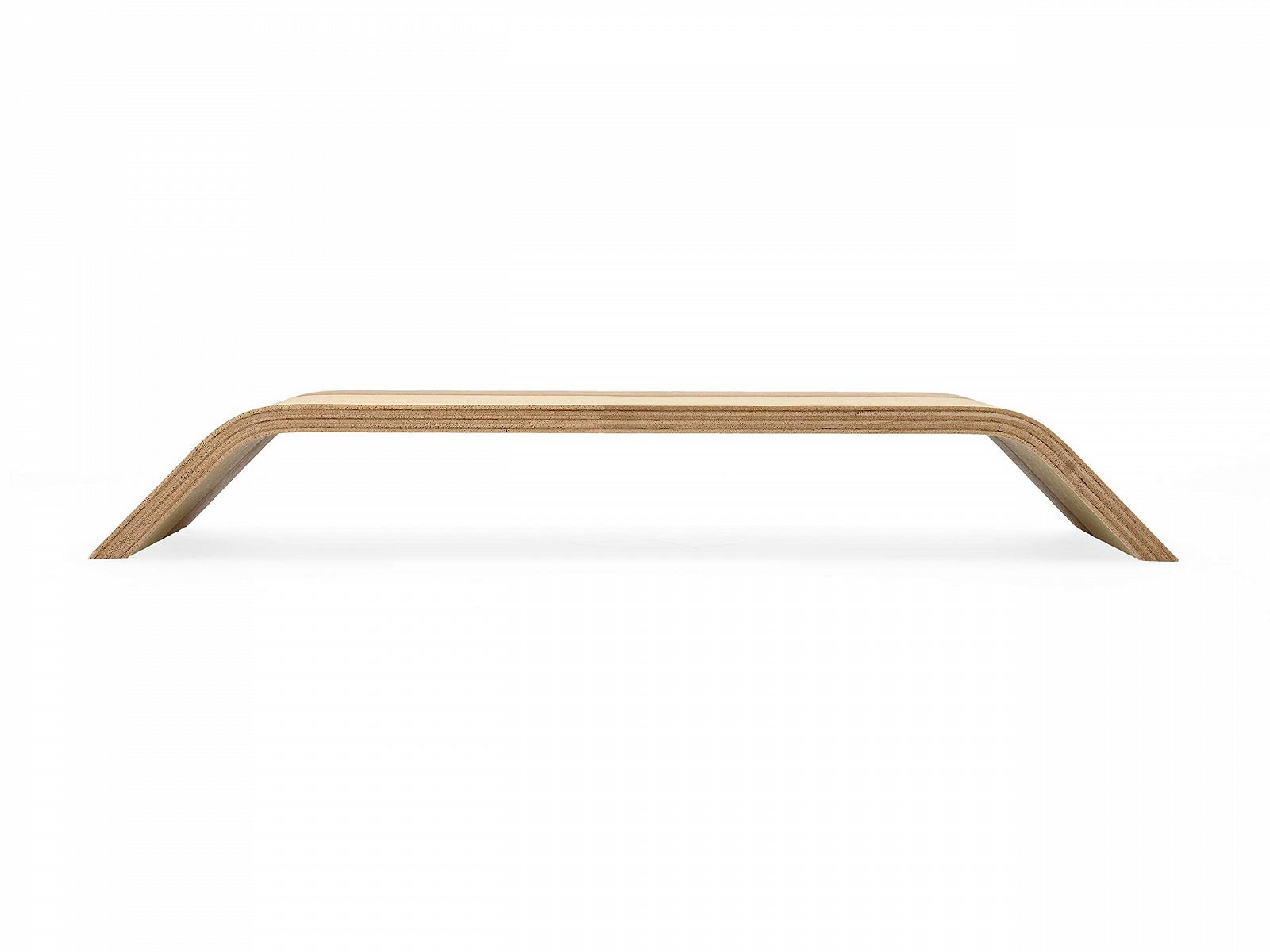 Подставка для ноутбука Деревянная Прочная Портативная Офисная Подставка для ноутбука Подставка для планшета Поднятая Подставка для компьютера в минималистском скандинавском стиле Подставка для монитора Цвет светлый дуб (ясень), фото №3