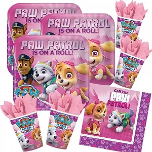 Набір посуду для вечірки Paw Patrol (16 тарілок, 16 стаканів, 20 серветок) - Фото 1