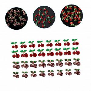 Украшения для ногтей Вишня MERRYHAPY Блестки Розовый, упаковка 32 шт. synthetic.ua - Фото 1