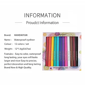 Підводка для очей Colourful Набір Matte Waterproof Gel Eyeliner Cosplay Eyeshadow Crayon Waterproof Різнокольорова ціна на synthetic.ua - Фото 1 Підводка для очей Colourful Набір Matte Waterproof Gel Eyeliner Cosplay Eyeshadow Crayon Waterproof Різнокольорова synthetic.ua - Фото 1