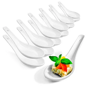 Ложка Com-Four Набор для закусок Amuse-Gueule, разные дизайны из сланца, фарфора и стекла - Фото 1