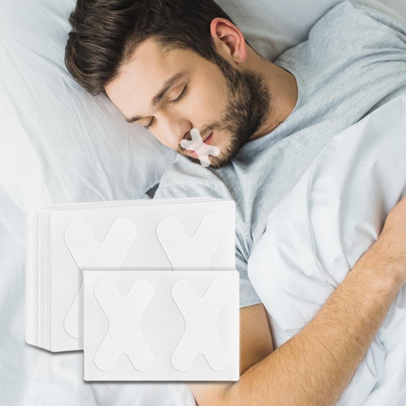 Смужки від хропіння Facynde, X-подібна стрічка для рота для сну, 120 штук, фото №3