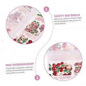 Стрази для нігтів Healeved, вишеньки, 180 шт synthetic.ua - Фото 1