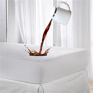 Наматрасник Хлопок махровый Family Bedding Водонепроницаемый Односпальный 90 см x 190 см synthetic.ua - Фото 1