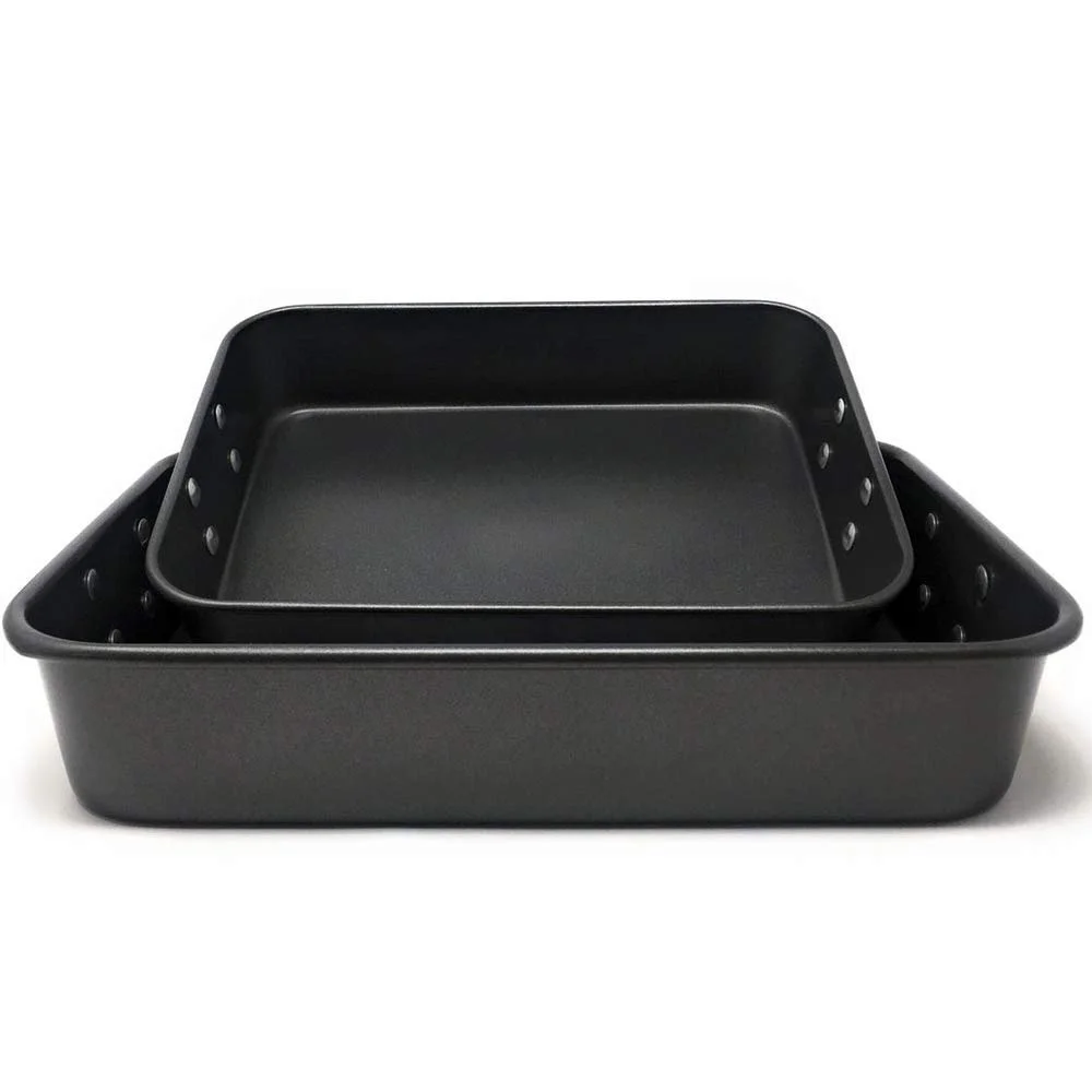 Набір форм для запікання LS Kitchen 2 шт з ручками антипригарні вуглецева сталь, фото №8