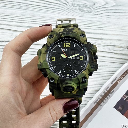 Годинник Skmei 1155B Military Green, фото №2