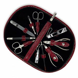 Набір для манікюру DREI SCHWERTER Germany Brescia 10 предметів, штучна шкіра, винно-червоний колір ціна на synthetic.ua - Фото 1 Набір для манікюру DREI SCHWERTER Germany Brescia 10 предметів, штучна шкіра, винно-червоний колір synthetic.ua - Фото 1