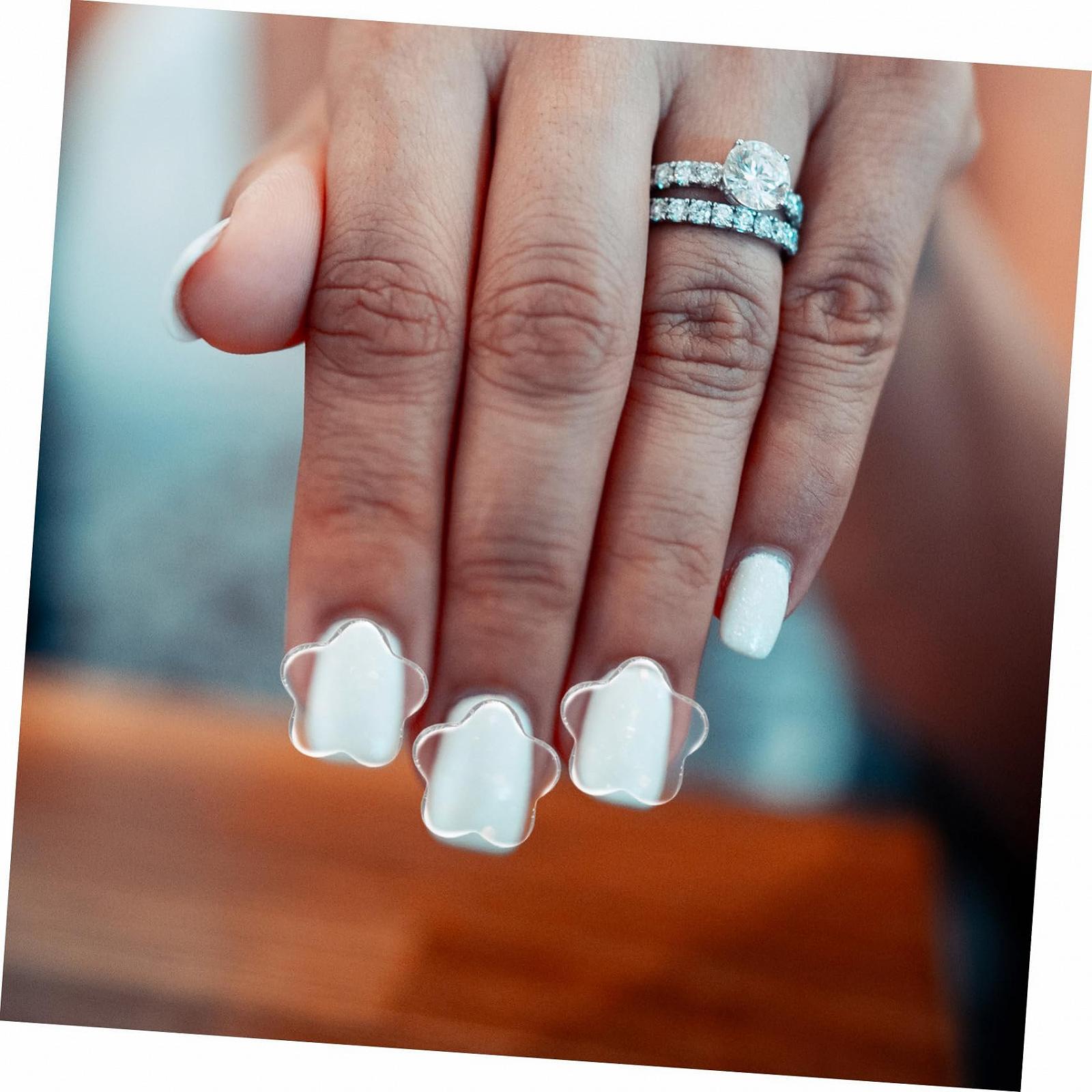 Стрази для нігтів WOONEKY Квіткові форми, різнокольорові, фото №7